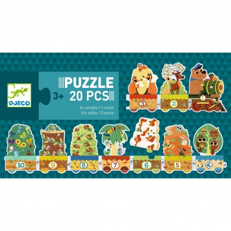 Puzzle Frise Je Compte Djeco