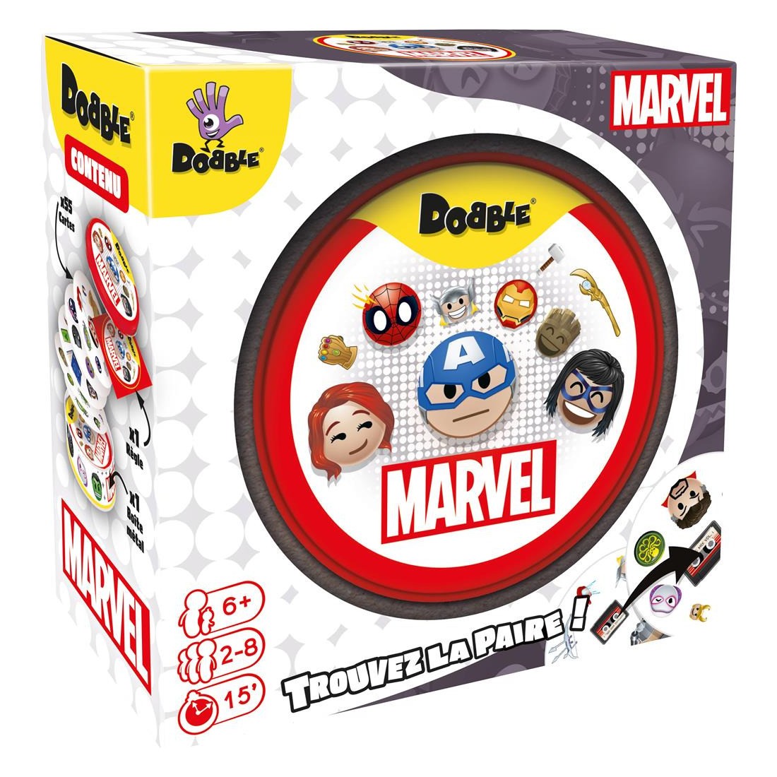 Dobble Marvel Emoji Eco Sleeve Un Jeu Asmodee