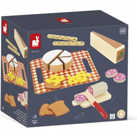 Dinette - Mon premier apéro - Fromage, Saucisson - Janod