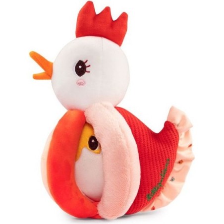 Hochet à poignées - Paulette la poule - Lilliputiens