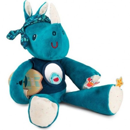 Peluche Marius Rhino multi-activités - Lilliputiens
