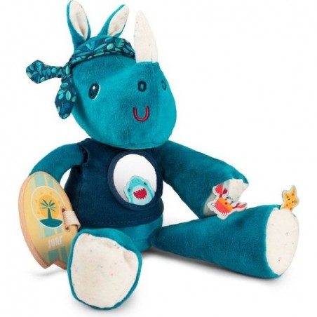 Peluche Marius Rhino multi-activités - Lilliputiens