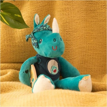 Peluche Marius Rhino multi-activités - Lilliputiens