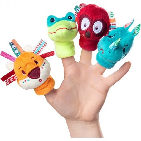 Marionnettes à doigt Emotions - Animaux jungle - Lilliputiens