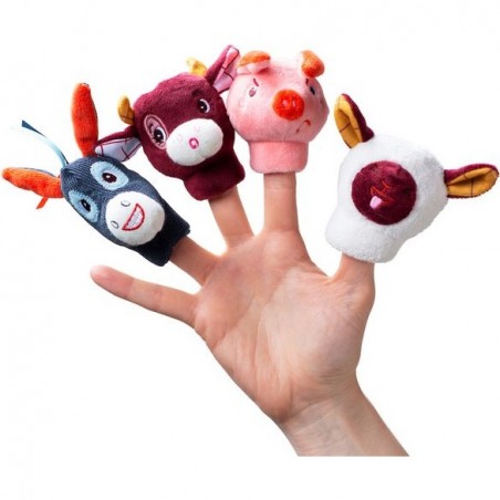 Marionnettes à doigts - Emotions - Animaux de la ferme - Lilliputiens