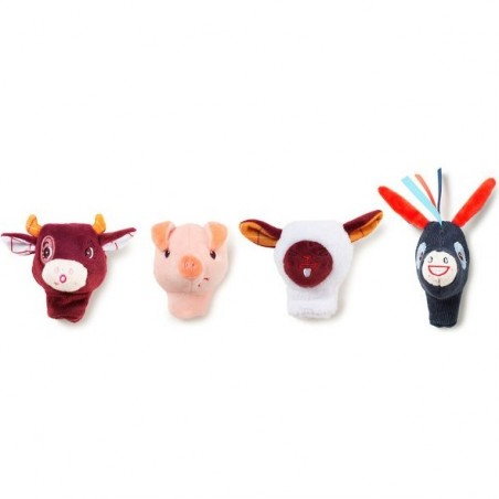 Marionnettes à doigts - Emotions - Animaux de la ferme - Lilliputiens