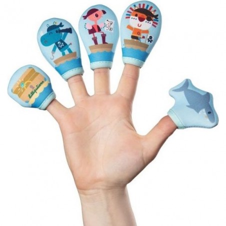 Marionnettes à doigts de bain Pirates - Lilliputiens