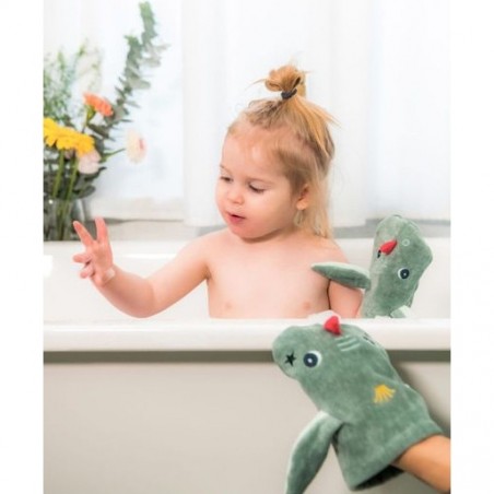 Marionnette Gant de toilette - Joe le Dragon - Lilliputiens