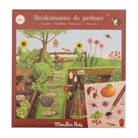 Décalcomanies du jardinier Le Jardin du Moulin - Moulin Roty