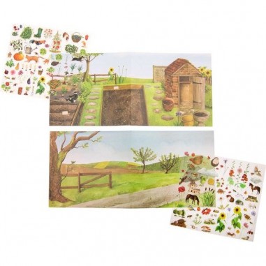 Décalcomanies du jardinier Le Jardin du Moulin - Moulin Roty