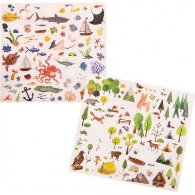 Décalcomanies Petit explorateur - Le Jardin du Moulin - Moulin Roty