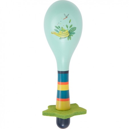 Maracas en bois pour bébé - Moulin Roty