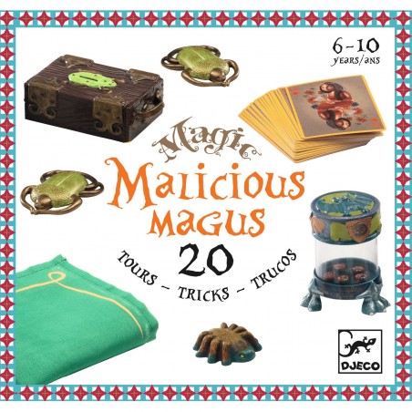 Coffret 20 Tours de Magie Malicious Magus - Djeco