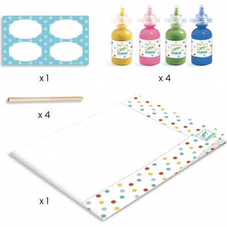 Peinture Pointillisme pour les petits - Dès 3 ans - Djeco