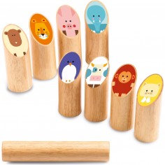 Jeu de quilles nordiques - Molkky pour enfant Kyyanimo - Djeco 2