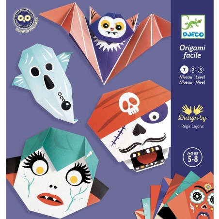 Origamis Frissons Halloween - Initiation à l'origami - Djeco