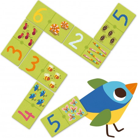 Domino : Un, deux, trois - Djeco