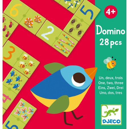 Domino : Un, deux, trois - Djeco
