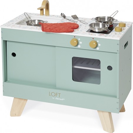 Cuisine en bois pour enfant - Cuisine Loft - Janod