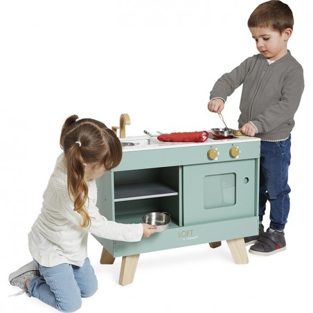 Cuisine en bois pour enfant - Cuisine Loft - Janod