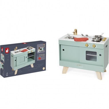 Cuisine en bois pour enfant - Cuisine Loft - Janod