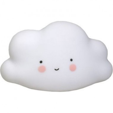 Petite veilleuse nuage blanc 14cm - Little-lovely-company
