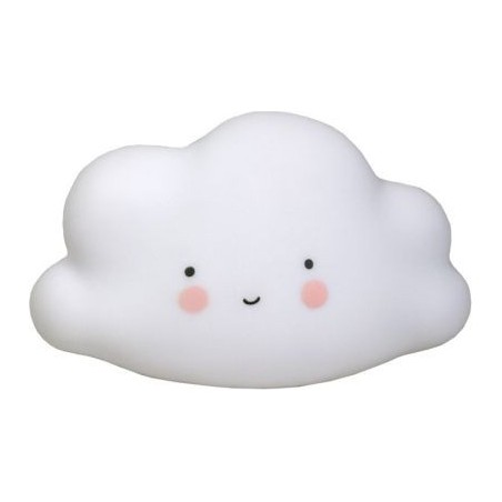 Petite veilleuse nuage blanc 14cm - Little-lovely-company
