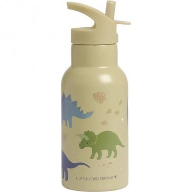 Gourde métal pour enfant Dinosaures - A Little Lovely Company