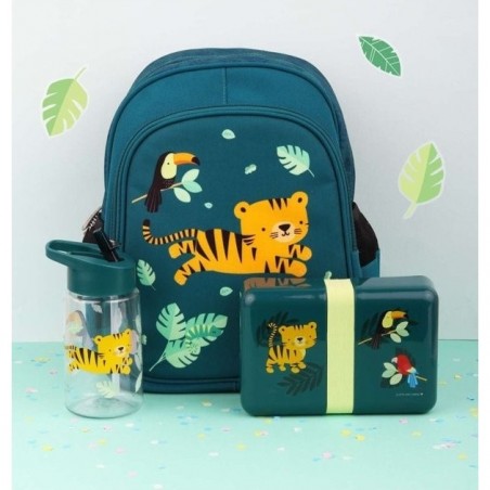 Gourde maternelle Tigre de la jungle - A personnaliser - A Little Lovely Company