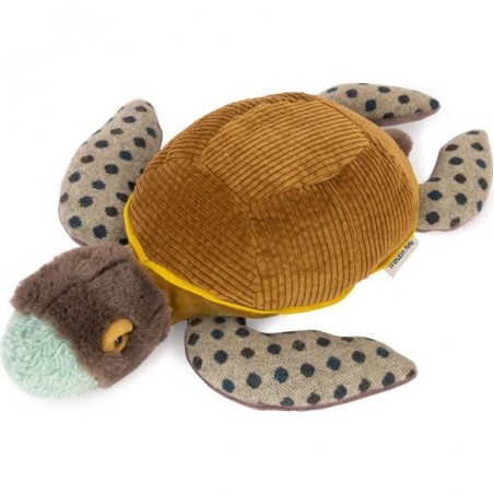 Petite tortue Tout autour du monde - Peluche enfant - Moulin Roty