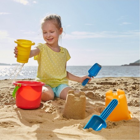 Jouets de Plage pour enfant - Seau, Moule, Tamis et pelle - Hape Toys