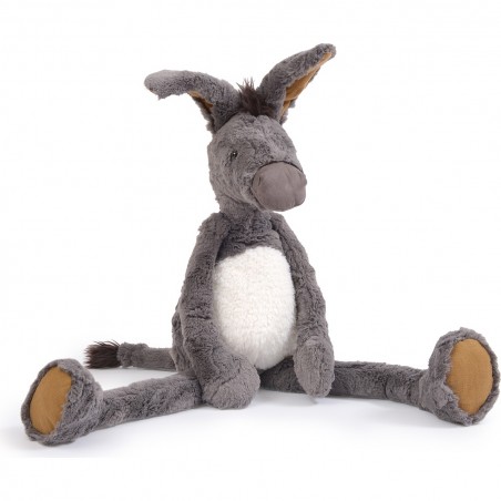 Peluche Moulin Roty - Grand âne Les Baba Bou