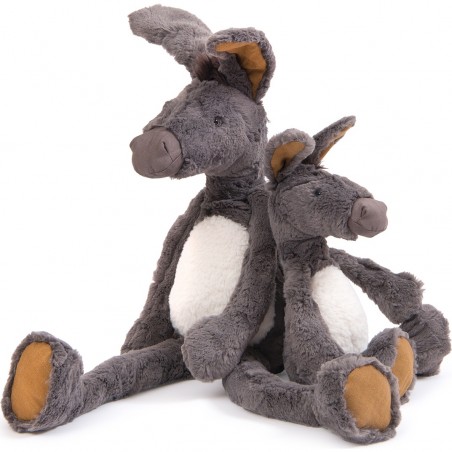Peluche Moulin Roty - Grand âne Les Baba Bou