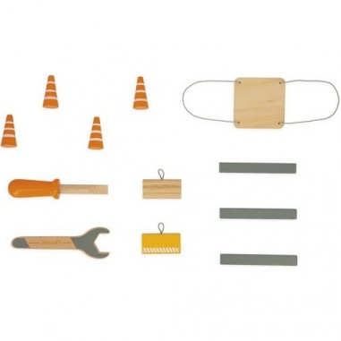 Grande grue pour enfant en bois - Collection Bolid Janod