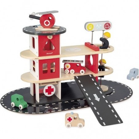 Caserne de pompiers en bois - Bolid Janod