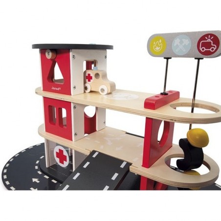 Caserne de pompiers en bois - Bolid Janod