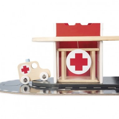 Caserne de pompiers en bois - Bolid Janod