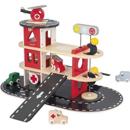 Caserne de pompiers en bois - Bolid Janod