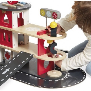 Caserne de pompiers en bois - Bolid Janod