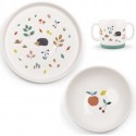 Set de vaisselle - Porcelaine - Pomme des Bois - Moulin Roty