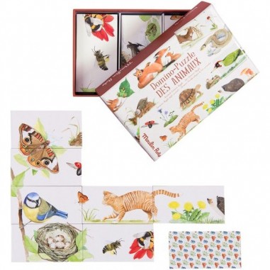Jeu Domino - Puzzle des animaux Le jardin du Moulin - Moulin Roty