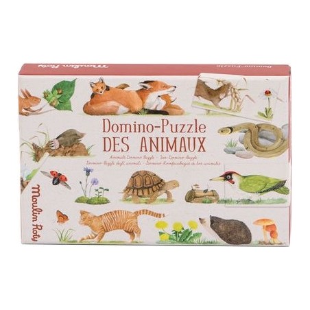 Jeu Domino - Puzzle des animaux Le jardin du Moulin - Moulin Roty