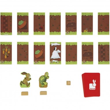 Go Turtle - Jeu de société solo - Lièvre et Tortue - Janod