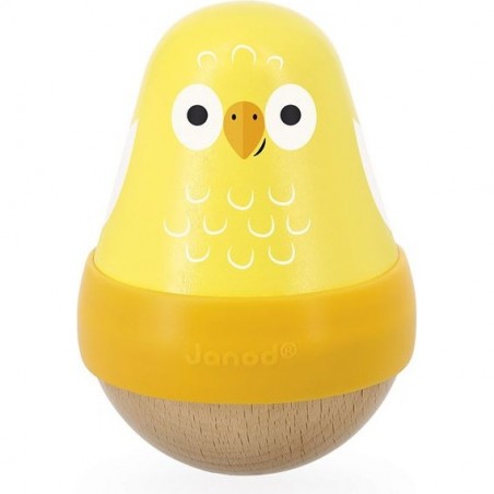 Culbuto bebe petit oiseau Tropik - Jouet bébé 10 mois - Janod