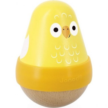 Culbuto bebe petit oiseau Tropik - Jouet bébé 10 mois - Janod