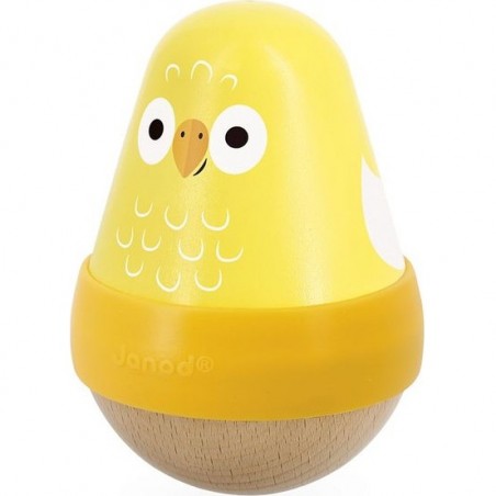 Culbuto bebe petit oiseau Tropik - Jouet bébé 10 mois - Janod