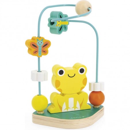 Jouet Looping bois - Grenouille Tropik - Janod