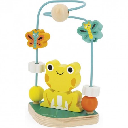 Jouet Looping bois - Grenouille Tropik - Janod