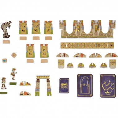 Jeu de société Solo - Archeo Race - Explorateur Egypte - Janod
