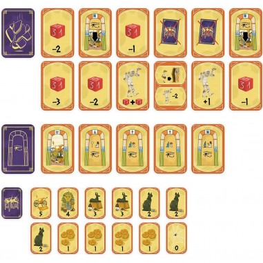 Jeu de société Solo - Archeo Race - Explorateur Egypte - Janod